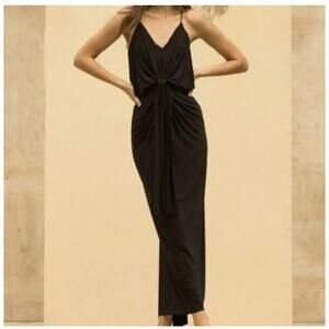 MISA Los Angeles women’s maxi dress medium black‎ NWT